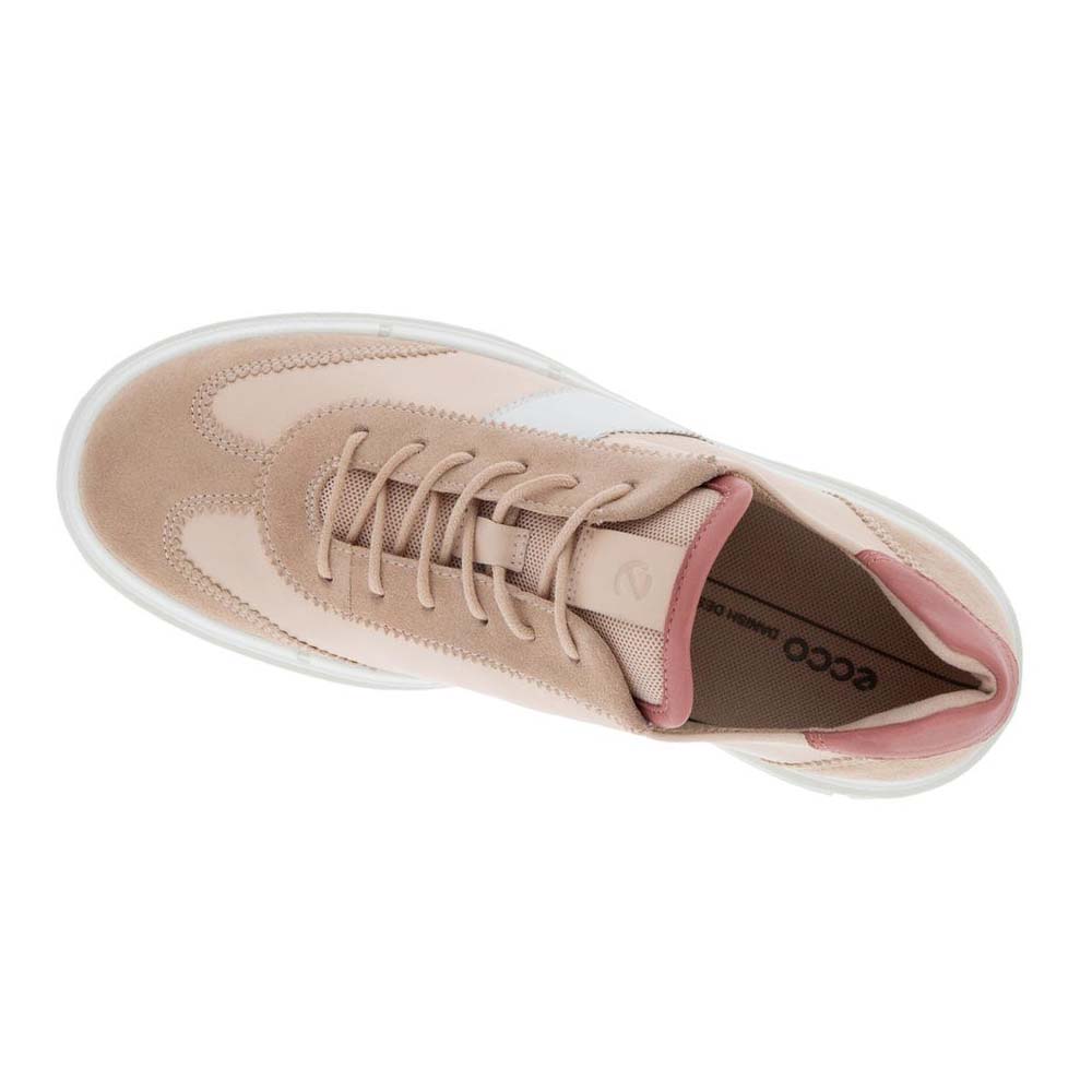 Ecco Soft X Retro-inspired Sneakers Dam Rosa Rosa Vita | SE 253ZUT